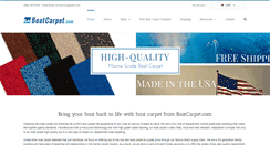 Desktop Screenshot of boatcarpet.com