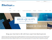 Tablet Screenshot of boatcarpet.com
